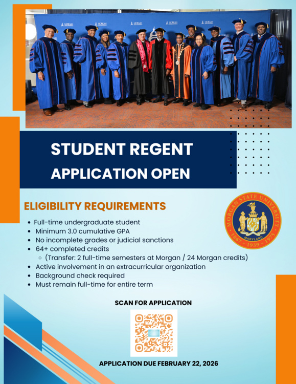 Feb 22, 2026: Student Regent Application Open thumbnail image
