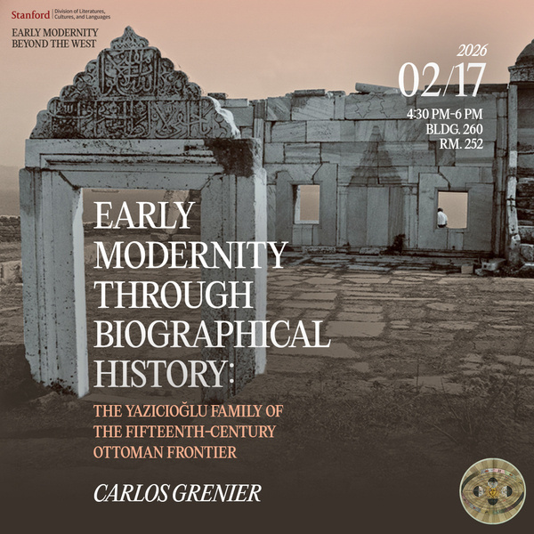 Early Modernity Beyond the West: Carlos Grenier (Florida International University)