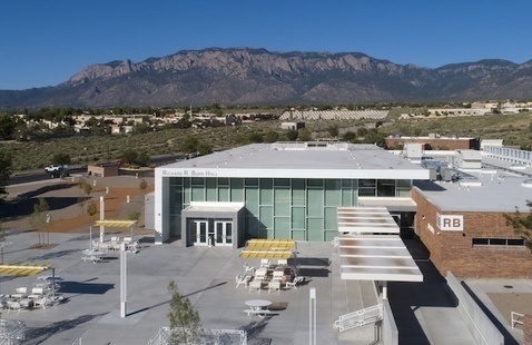 aerial shot of Montoya campus