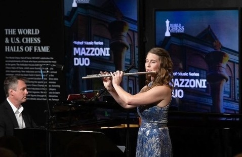 Image of Faculty Recital: Jennifer Toro Mazzoni, Flute with guests Matthew Mazzoni, piano, and Hannah Baartman, actor : Shakespeare's Voice