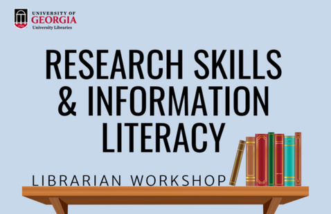 Research skills and information literacy workshop graphic