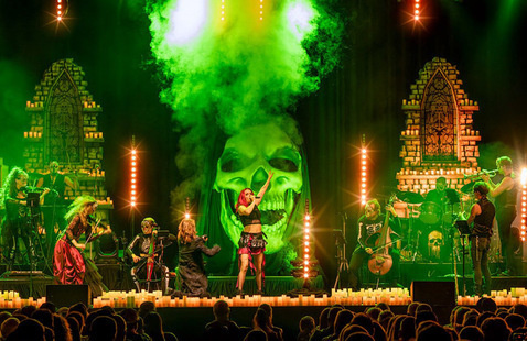 The Rock Orchestra by Candlelight performing on-stage