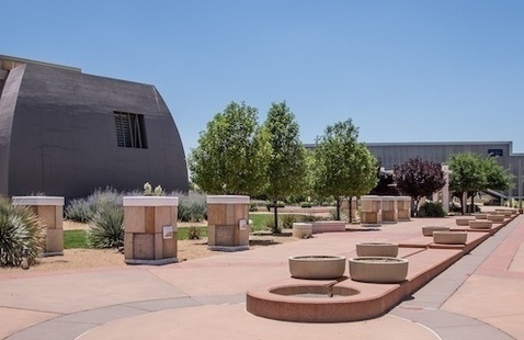Westside campus exterior landscaping