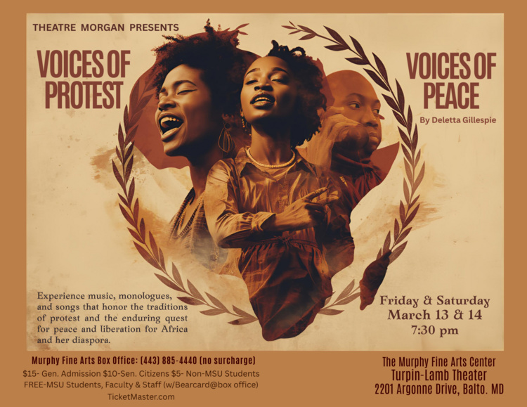 Mar 13, 2026: Voices of Protest, Voices of Peace at Carl J. Murphy Fine Arts Center thumbnail image