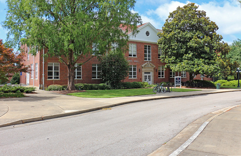 Photo of Lewis Hall at the University of Mississippi