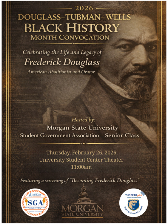 Feb 26, 2026: 2026 Douglass–Tubman–Wells Black History Month Convocation at University Student Center Theater thumbnail image