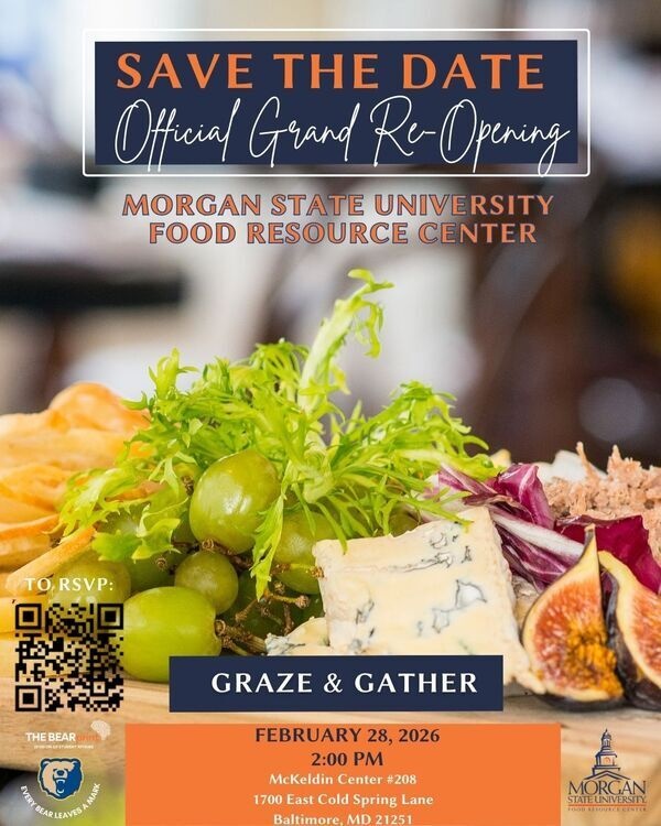 Feb 28, 2026: Graze & Gather — Food Resource Center Grand Re-Opening at McKeldin University Center thumbnail image