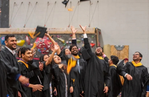 Graduates celebrating 