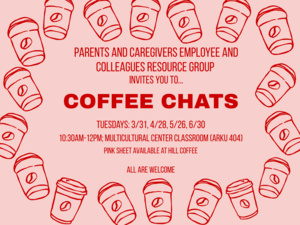 Parents and Caregivers Employee and Colleagues Resource Group Coffee Chat