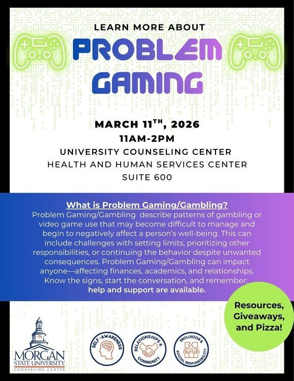 Mar 11, 2026: Learn About Problem Gaming at Health & Human Services Center thumbnail image