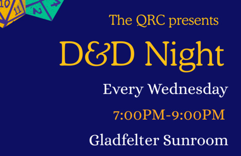 The QRC Presents Dungeons and Dragons Night