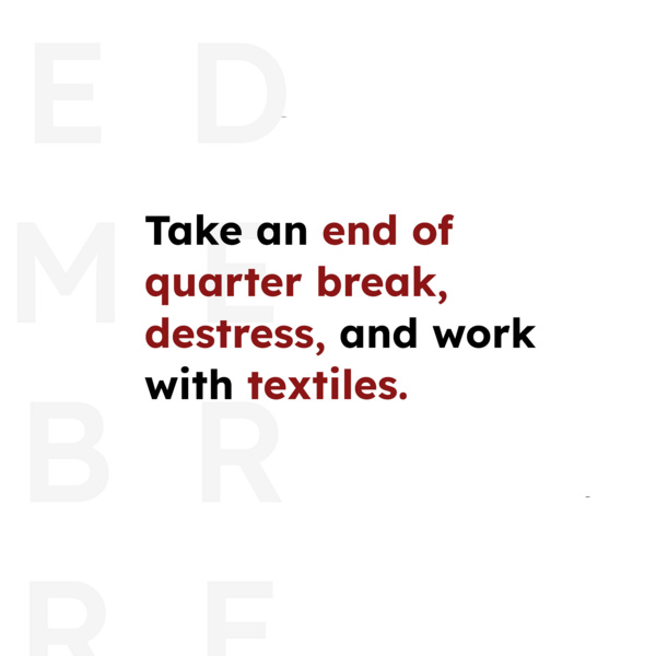 <a href='https://arts.stanford.edu/?event=terman-library-presents-textile-destress' title='Terman Library Presents: Textile Destress'>Terman Library Presents: Textile Destress</a>