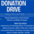Criminology donation drive flyer