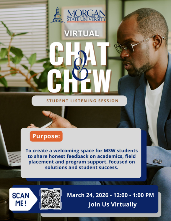 Mar 24, 2026: Master of Social Work Chat & Chew (Virtual)  thumbnail image