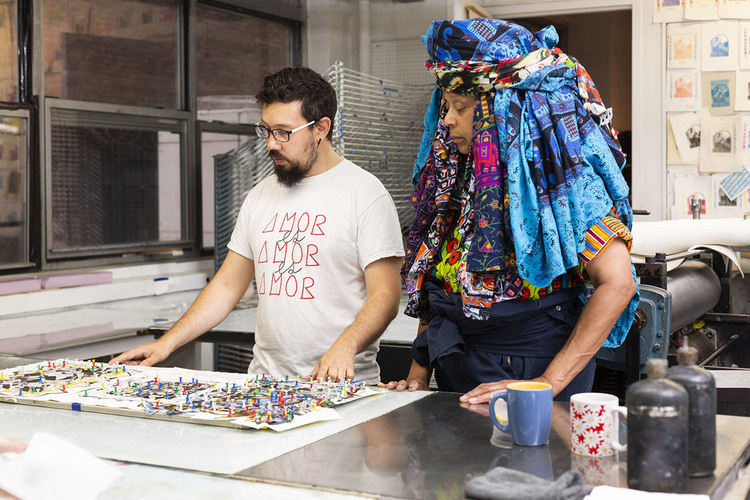 Let’s Talk! Chakaia Booker & Justin Sanz