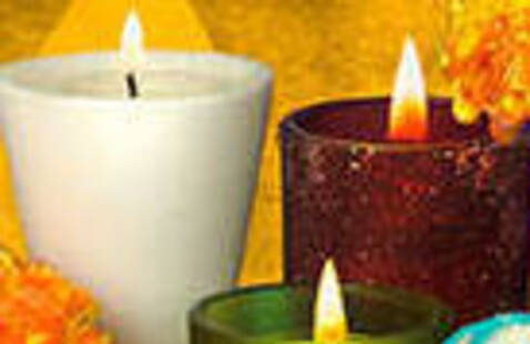 A gathering of candles 