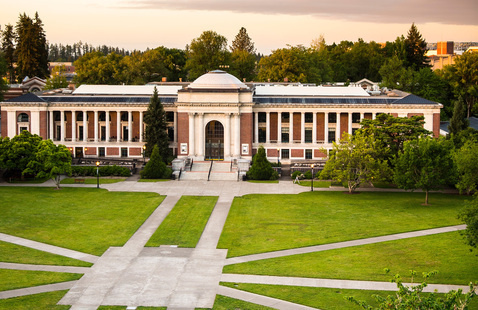 Memorial Union building at the OSU campus