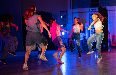 Dancers on stage
