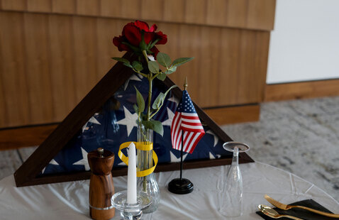table setting at last year's event