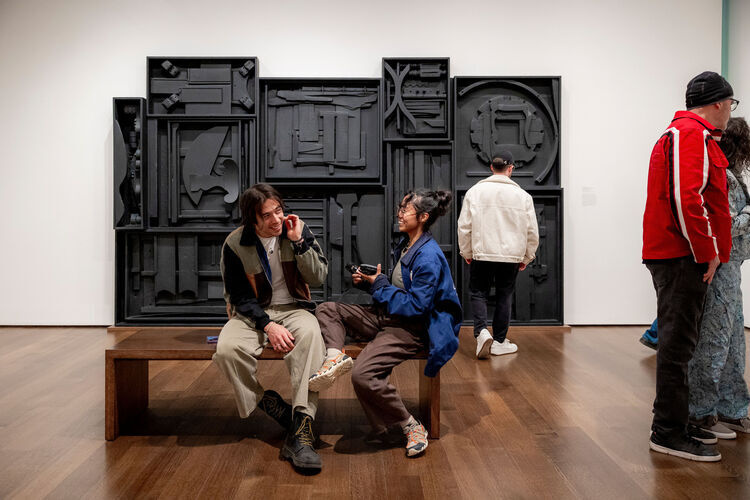 Harvard Art Museums at Night