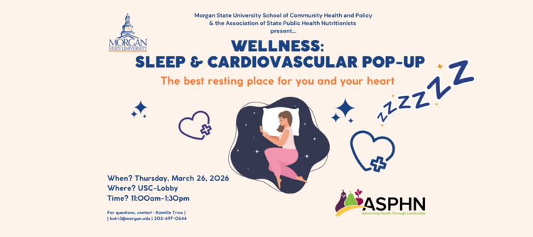 Mar 26, 2026: Wellness: Sleep & Cardiovascular Pop-Up at University Student Center thumbnail image