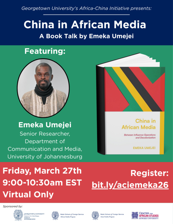 ACI Virtual Book Event: Chinese in African Media