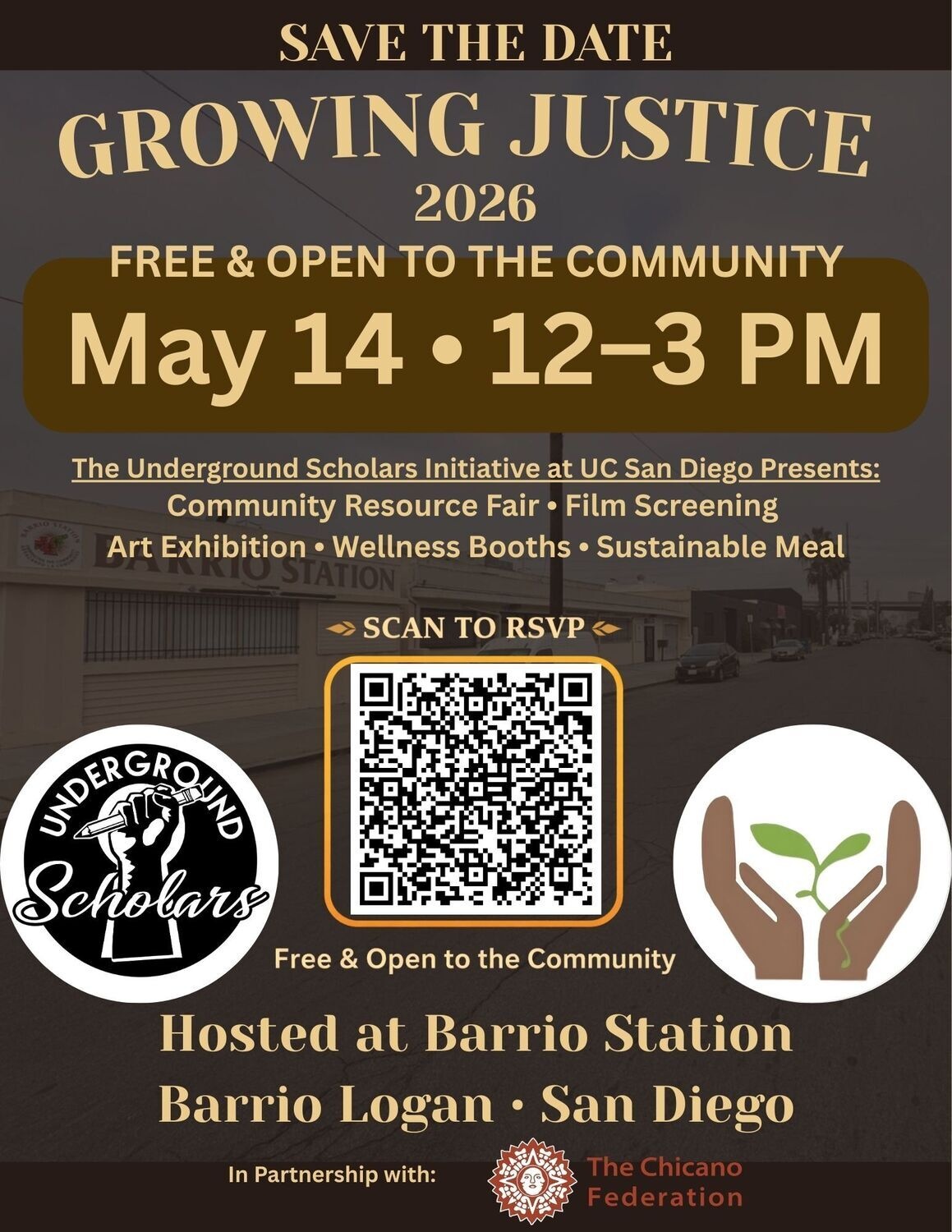 Save the date growing justice may 14 2026 12-3pm