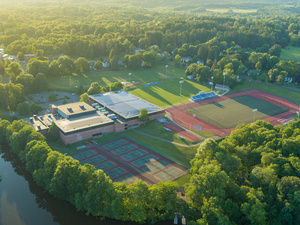 Aerial view of Kendall Sports and Dance Complex.