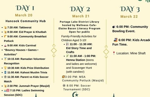 Image of MSA Hosts Three-Day Eid Celebration for Campus and Community