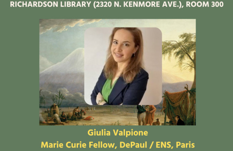 Giulia Valpione Guest Speaker event flyer