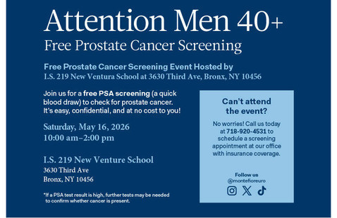 Image of AICF/ Montefiore Urology Prostate Cancer Screening Event