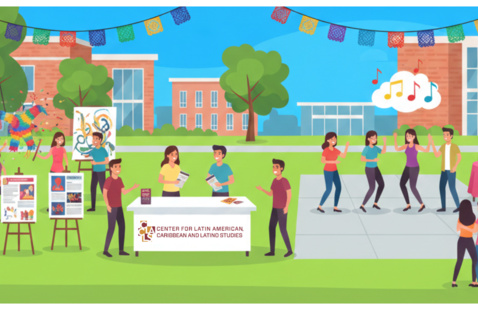 Illustration of people at planned outdoor activities 