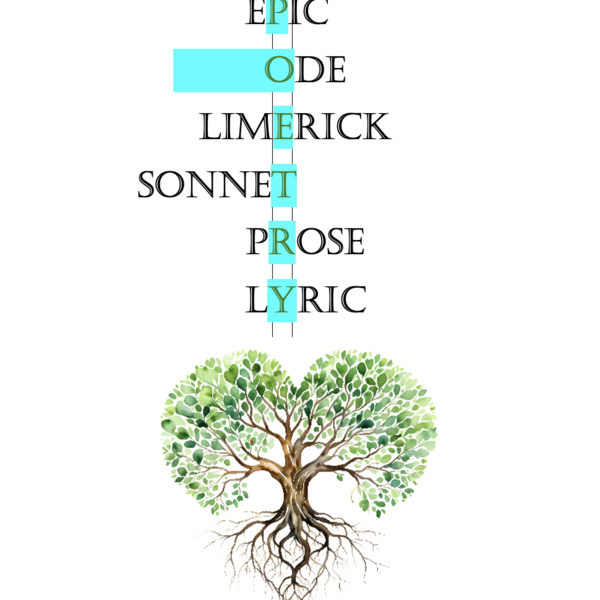 Epic, ode, limerick, sonnet, pprose, lyric