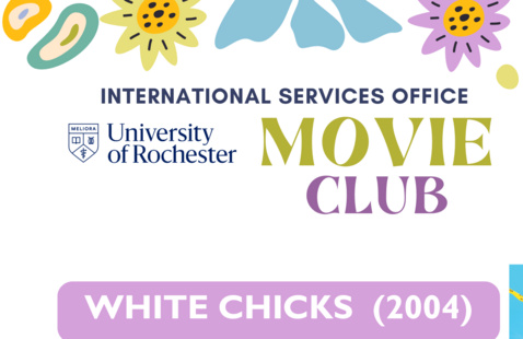 flyer with movie poster.