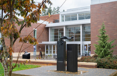 East Entry of Dixon Rec Center