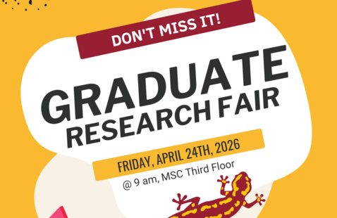 Graduate Research Fair flyer