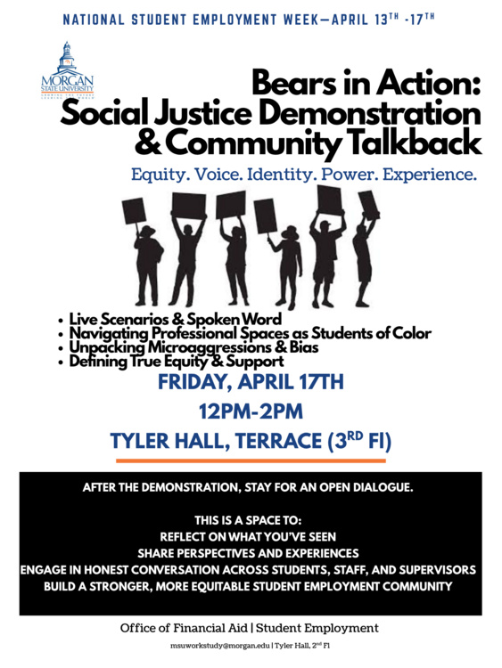 Apr 17, 2026: BEARS IN ACTION: Social Justice Demonstration & Community Talkback  at Tyler Hall thumbnail image