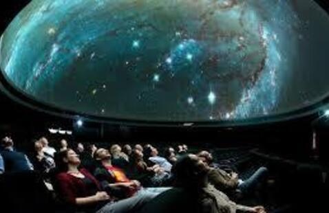 A planetarium show. 