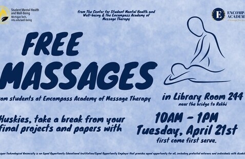 Image of Free Massages in the Library