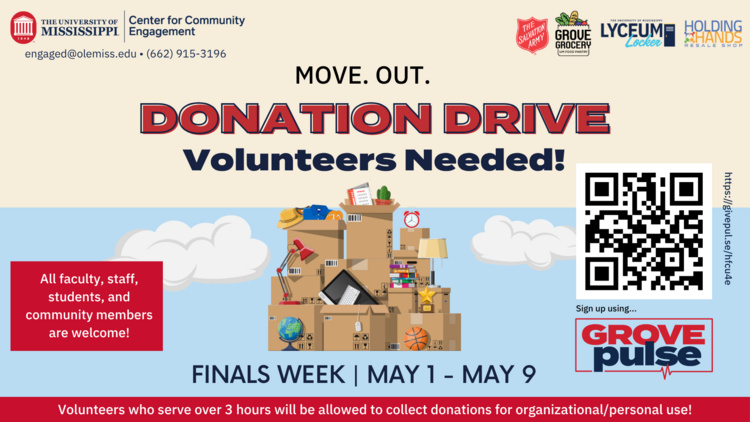 Move Out Donation Drive