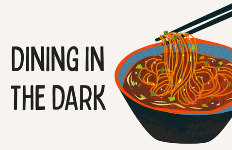 Bowl of pasta and text next to it