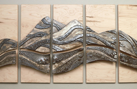 Photo of wall art titled "Traverse" by Becka Neel