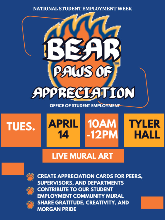 Apr 14, 2026: NSEW Bears Paws of Appreciation at Tyler Hall thumbnail image