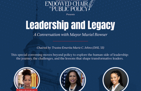 A Conversation with Mayor Muriel Bowser a candid dialogue on personal ...