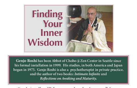 "Finding Your Inner Wisdom": A dharma talk with Genjo Roshi 