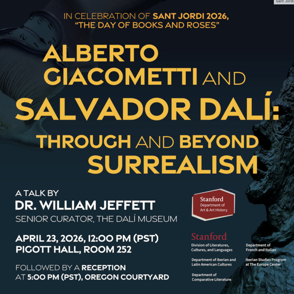 Sant Jordi 2026: Alberto Giacometti and Salvador Dalí: Through and Beyond Surrealism
