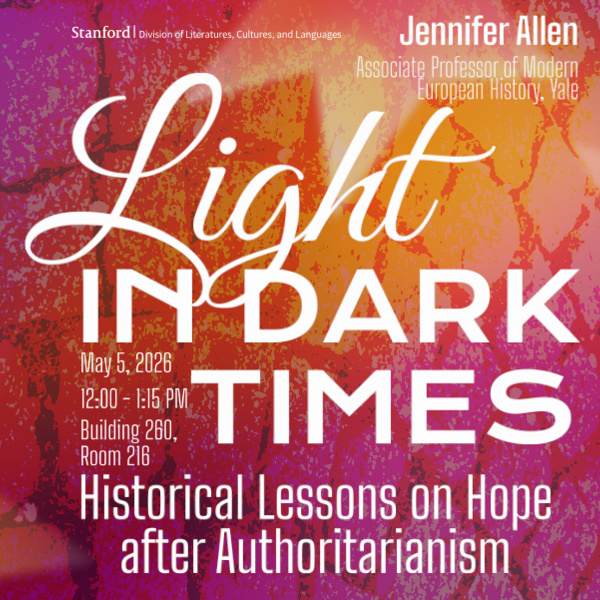 Event image for Light in Dark Times with Jennifer Allen