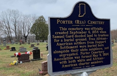 Porter Rea Cemetery Sign