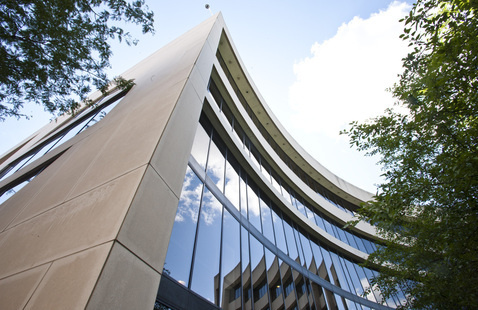 exterior of Miller Center.