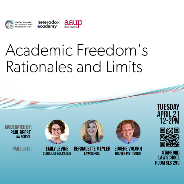 Academic Freedom’s Rationales and Limits